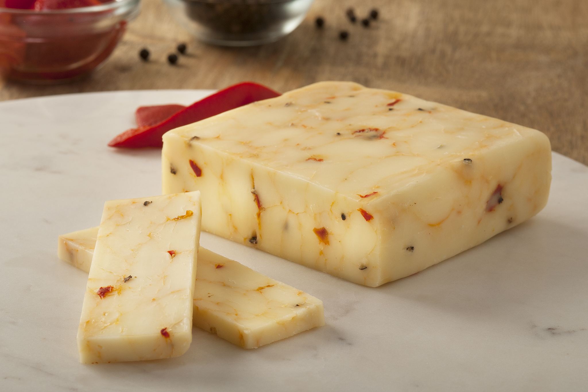 Wood River Creamery Roasted Red Pepper & Cracked Peppercorn beauty