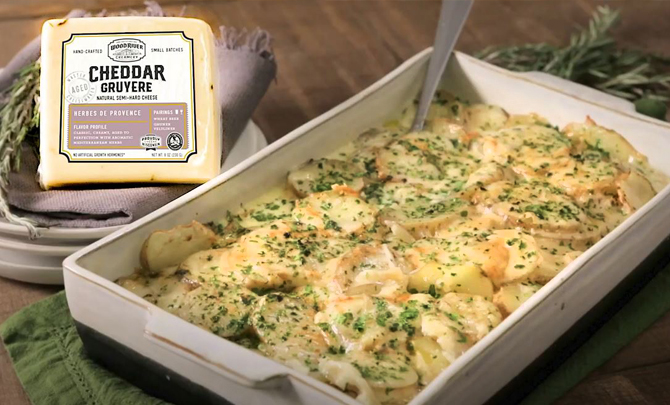 Herbed Cheesy Potato Gratin