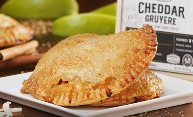 Apple Cheddar Gruyere Hand Pies