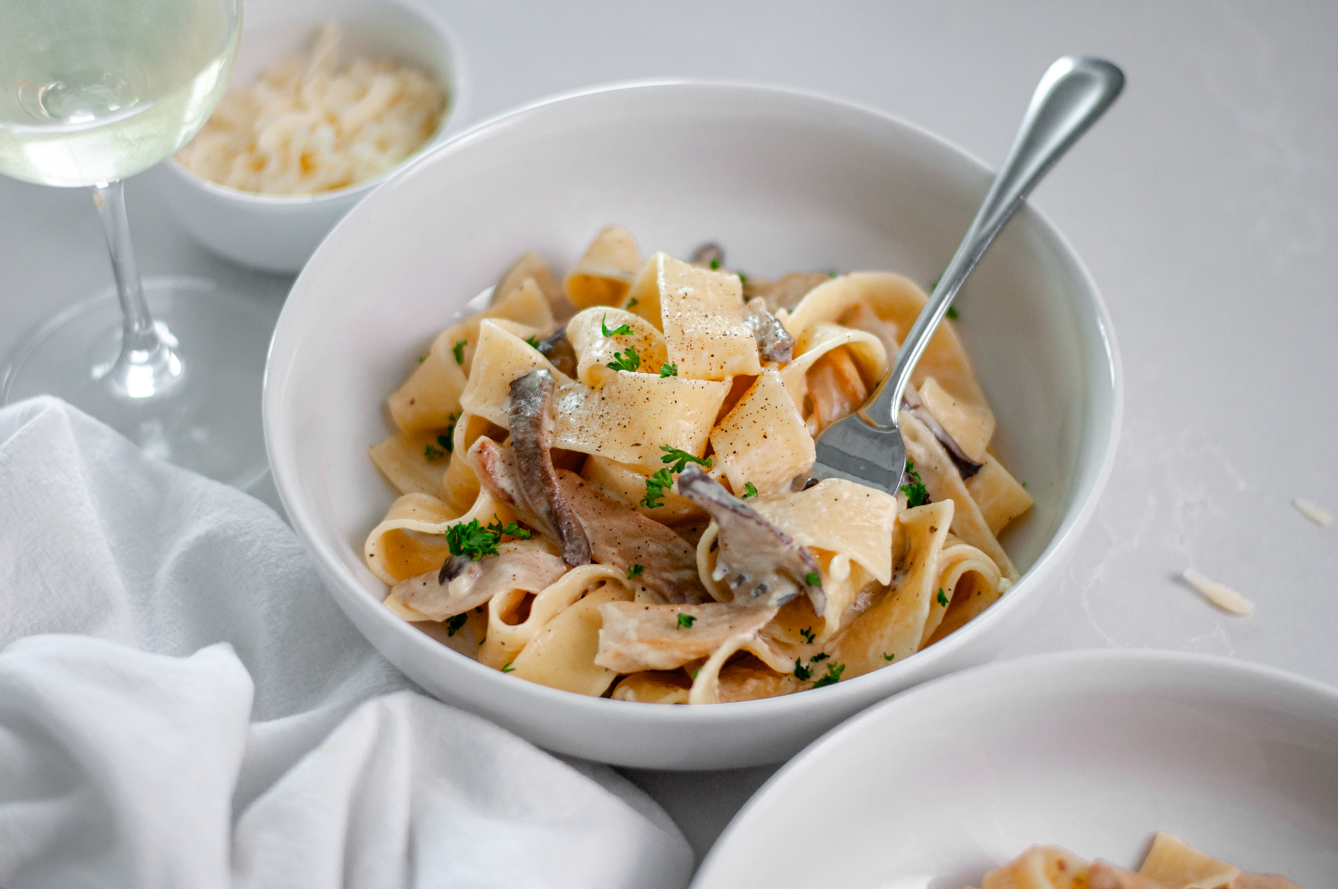 Black Truffle Mushroom Pasta