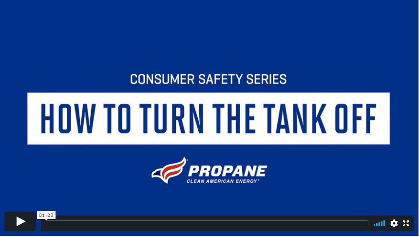 How to turn the tank off